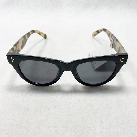 Glance Eyewear Wayfarer Sand Tortoise & Black Sunglasses NWT - Picture 12 of 13